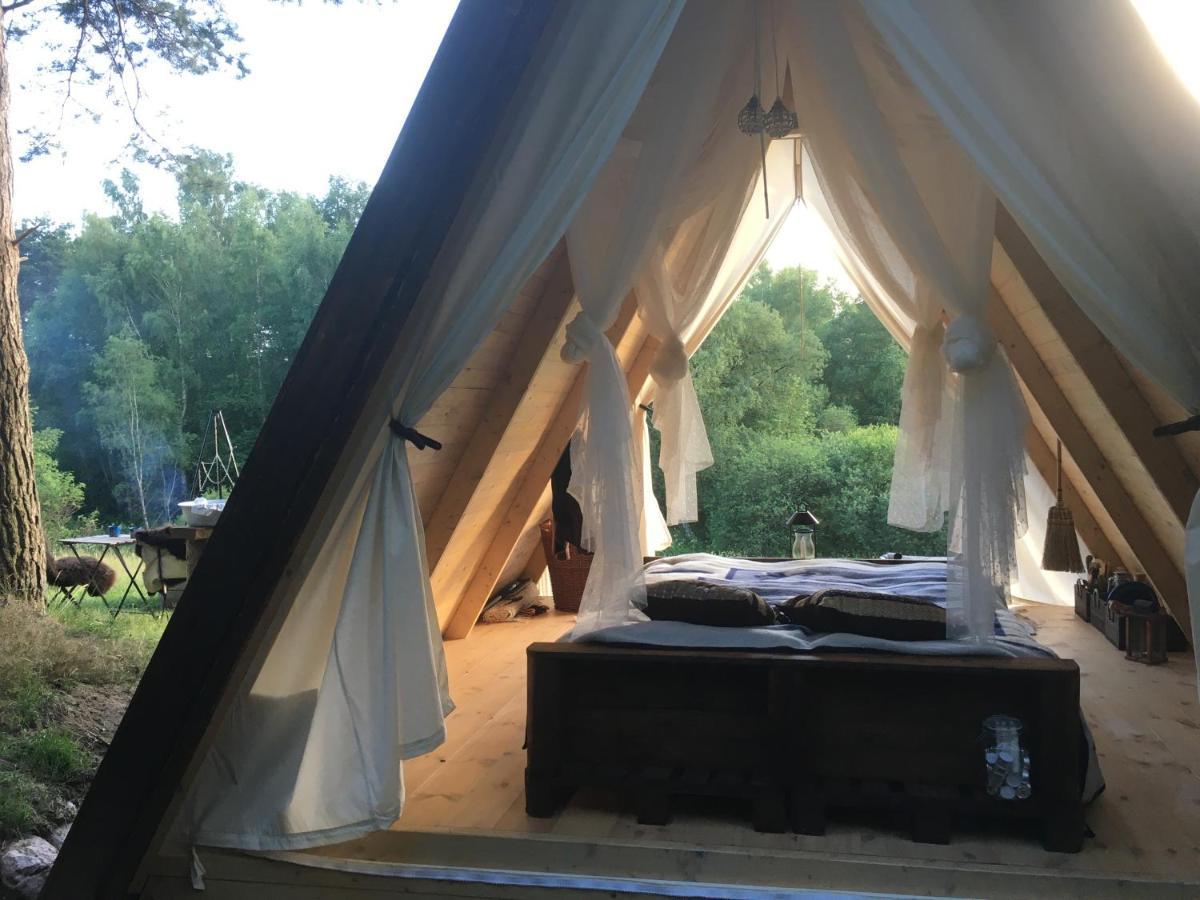 Hotel Sandfallet Glamping Laholm Esterno foto