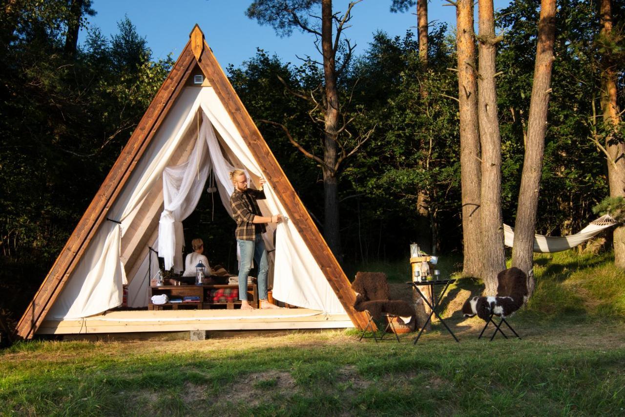 Sandfallet Glamping Laholm Esterno foto