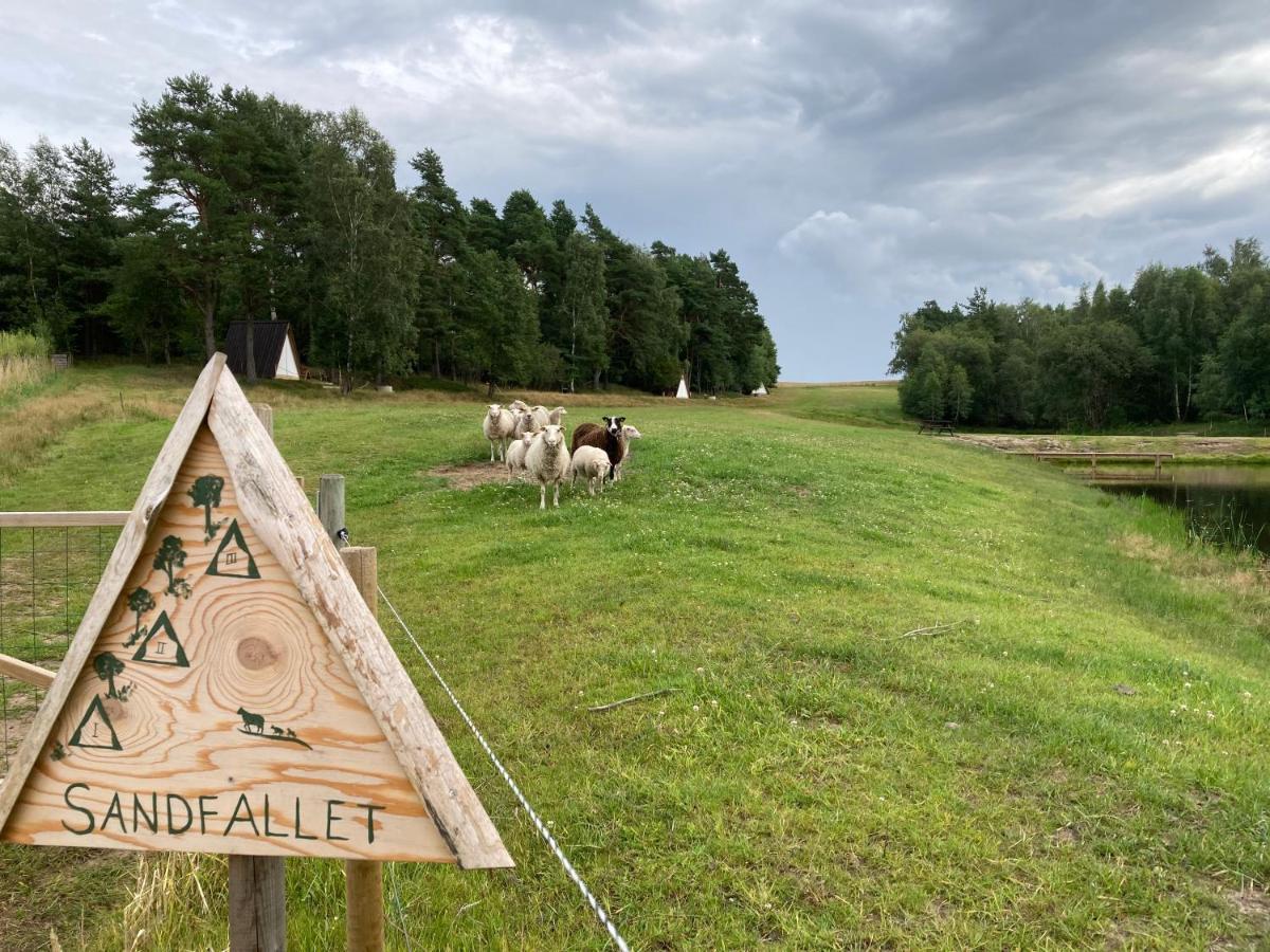 Sandfallet Glamping Laholm Esterno foto